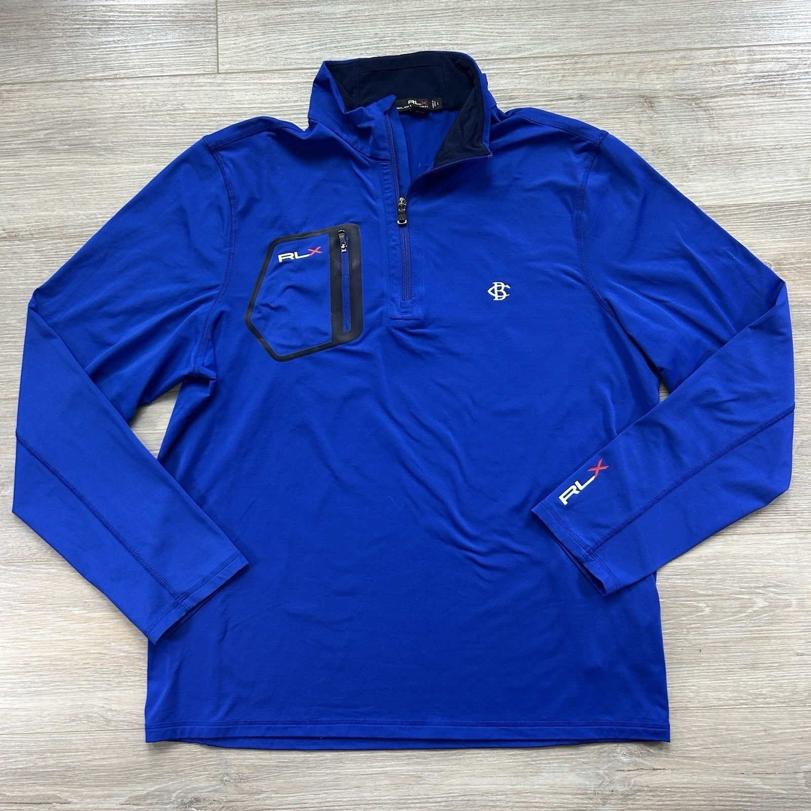Ralph Lauren Rlx Large Canoe Brook Country Club 1/4 Zip Pullover Performance